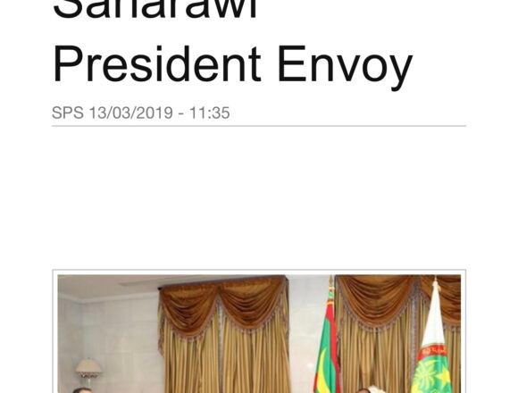 The Mauritanian president receives Saharawi President Envoy | Sahara Press Service