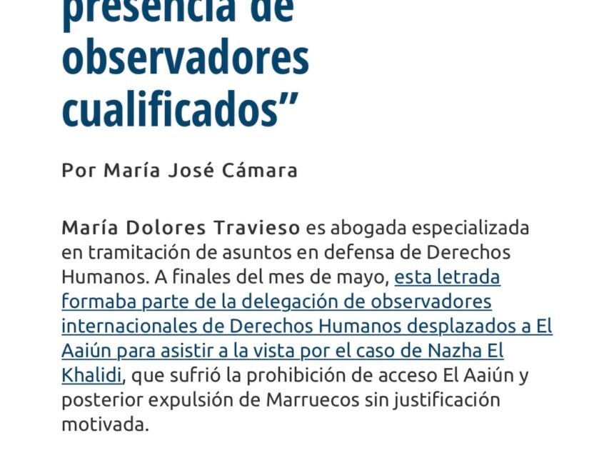 img_2754 Dolores Travieso: “Se evidencia una vez más la opacidad de Marruecos en su actuación en el Sahara Occidental, prohibiendo la presencia de observadores cualificados” | Abogacía Española