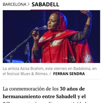 Sabadell conmemora los 30 años de hermanamiento con el Sáhara