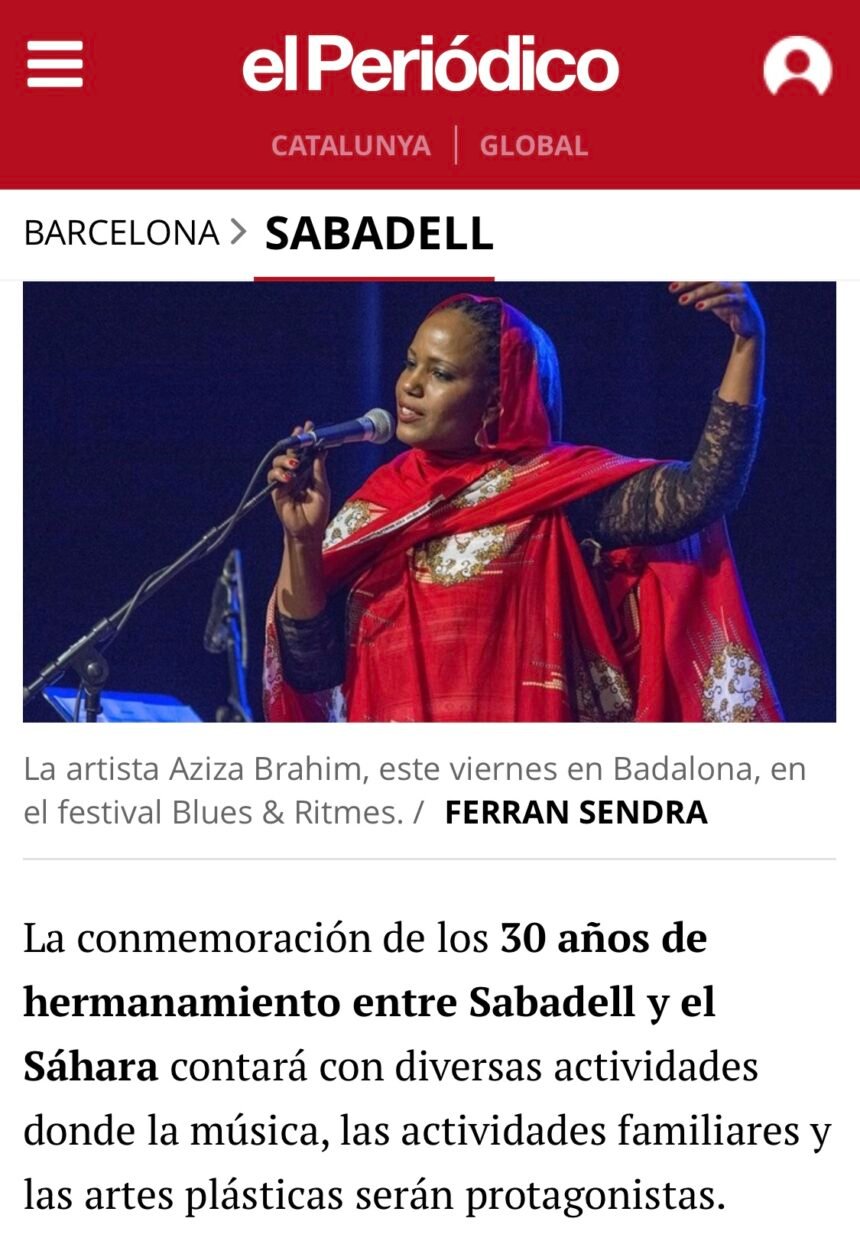 Sabadell conmemora los 30 años de hermanamiento con el Sáhara