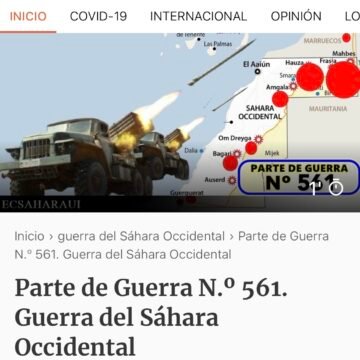 El Frente Polisario ataca a fuerzas marroquíes en Mahbes, al norte del Sáhara Occidental