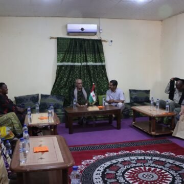 El Presidente de la República recibe a la delegación sudafricana participante en IX Congreso de la UNMS | Sahara Press Service