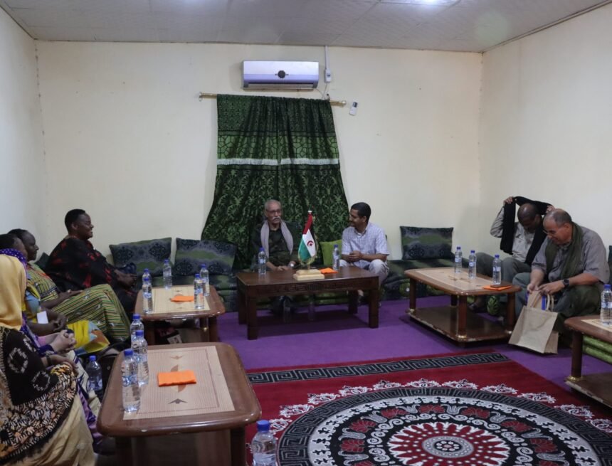 El Presidente de la República recibe a la delegación sudafricana participante en IX Congreso de la UNMS | Sahara Press Service