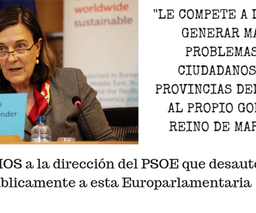 EXIGIMOS a la dirección del PSOE que desautorice públicamente a Inés Ayala, que está haciendo el trabajo “sucio” al régimen feudal marroquí  – CEAS-Sahara