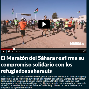 El Maratón del Sáhara reafirma su compromiso solidario con los refugiados saharauis