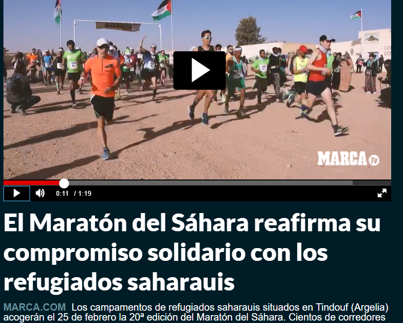 juiku El Maratón del Sáhara reafirma su compromiso solidario con los refugiados saharauis