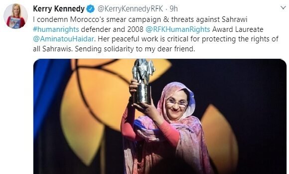 Kerry Kennedy condemns Moroccan smear campaign against Aminatou Haidar | Sahara Press Service