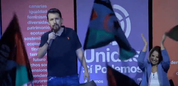 las-palmas.14-3.23 Pablo Iglesias: Sánchez se pone de rodillas ante la dictadura de Marruecos | Contramutis