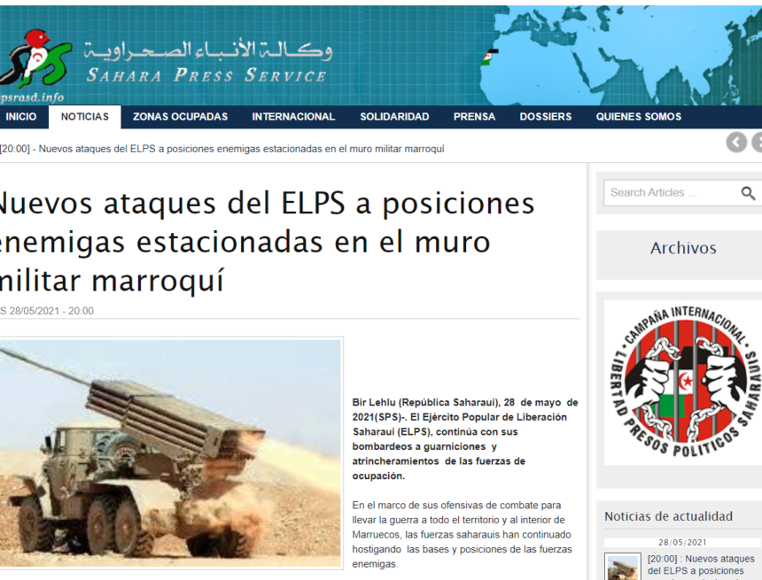 Nuevos ataques del ELPS a posiciones enemigas estacionadas en el muro militar marroquí | Sahara Press Service