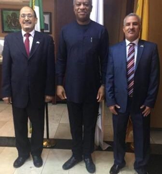 El Ministro de Relaciones Exteriores de Nigeria recibe a Embajador saliente de la RASD | Sahara Press Service