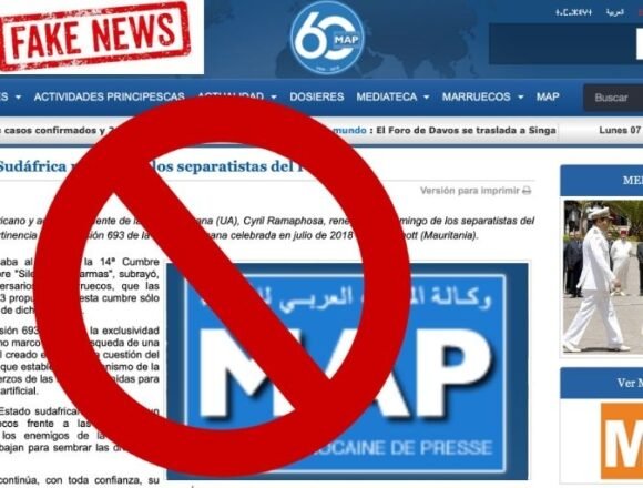 Sudáfrica condena manipulación de noticias por parte de medios de comunicación marroquíes | Sahara Press Service