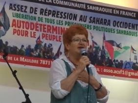 La Presidenta de AFASPA denuncia la apertura de una oficina del partido de Macron en el Sahara Occidental ocupado | Sahara Press Service