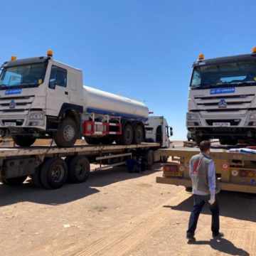 UNHCR Algeria: Cinco camiones de agua más entregados a la comunidad de refugiados saharauis  #ATTSF