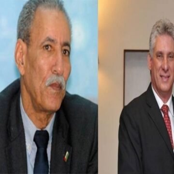 El Presidente de la República felicita a su homologo cubano por el 60 aniversario del triunfo de la Revolución Cubana | Sahara Press Service