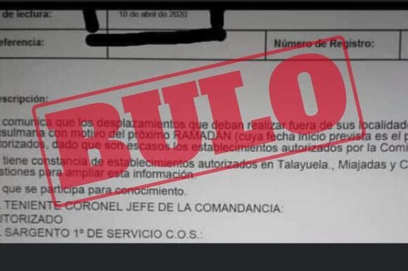 #StopBulos | No están autorizados desplazamientos para reuniones familiares en el ya próximo Ramadán 2020 | Extremadura Hoy