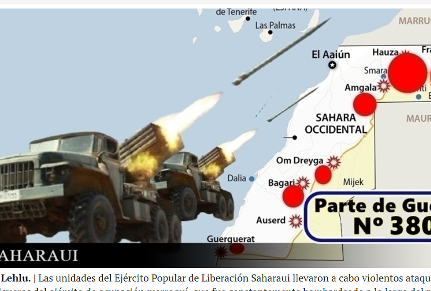 GUERRA EN EL SAHARA | Parte de Guerra Nº 380