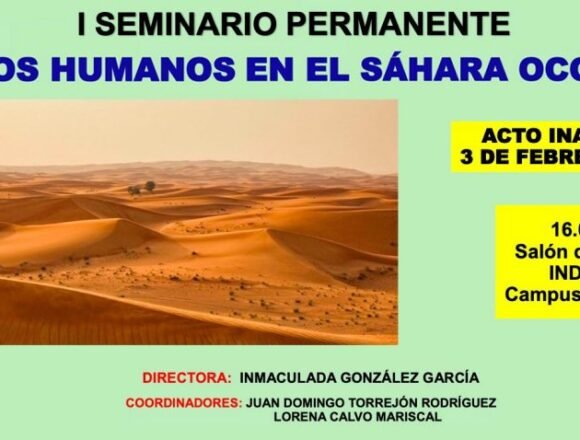 UNIVERSIDAD DE CÁDIZ: El I Seminario permanente de Derechos humanos en el Sáhara Occidental comienza el 3 de febrero – Portal UCA