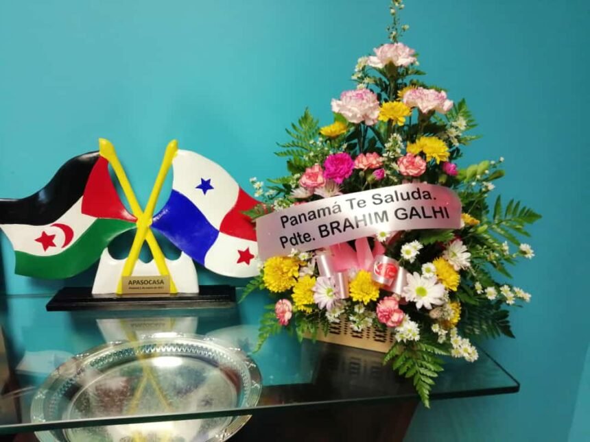 Recibe la embajada saharaui en Panamá flores para el Presidente Brahim Ghali | Sahara Press Service