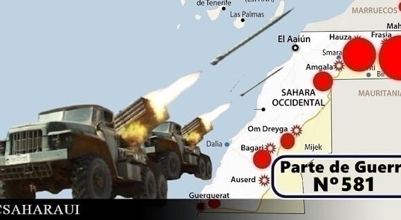 Parte de Guerra Nº 581. Guerra del Sáhara Occidental.