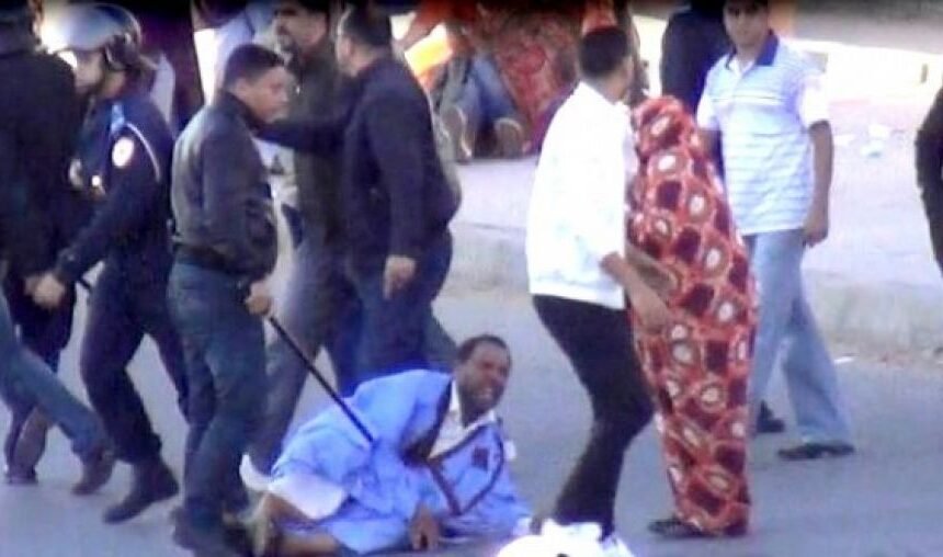 protesta_0 Répression brutale d’une manifestation pacifique des Sahraouis à El-Aaiun occupée | Sahara Press Service
