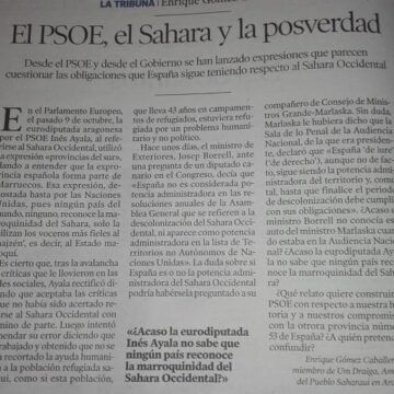 El PSOE, el Sahara y la posverdad – CEAS-Sahara