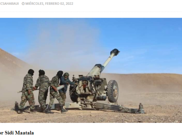 Ejército saharaui mantiene intensos bombardeos sobre posiciones de las tropas marroquíes en el Sáhara Occidental