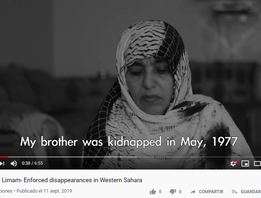 Desapariciones forzosas en el Sahara Occidental – Fatimetu Limam- Ex prisionera política y hermana de mártir – #HeridasAbiertas #OpenScars