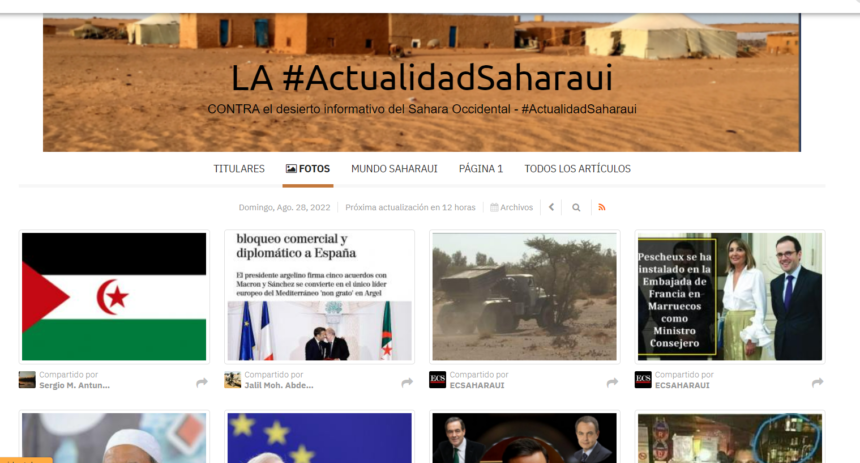 ¡SAHARA OCCIDENTAL! BOLETÍN de últimas noticias del 28 de agosto de 2022