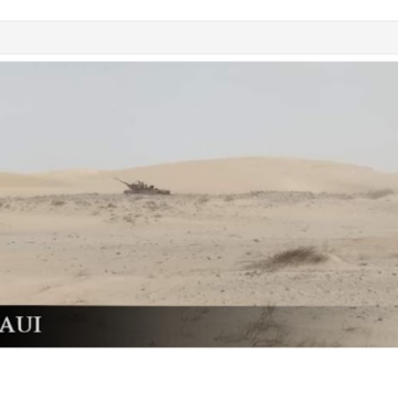 Marruecos lanza proyectiles en las proximidades de la frontera con Argelia para atacar a tropas saharauis