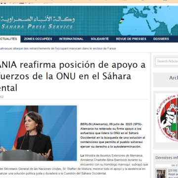 ALEMANIA reafirma posición de apoyo a los esfuerzos de la ONU en el Sáhara Occidental | Sahara Press Service