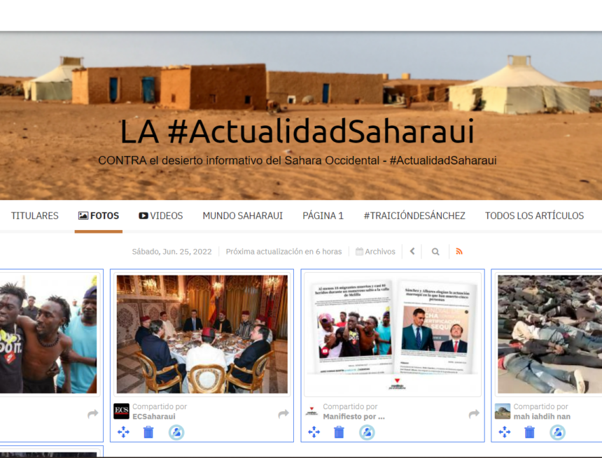 ¡SAHARA OCCIDENTAL! BOLETÍN de últimas noticias del 25 de junio de 2022