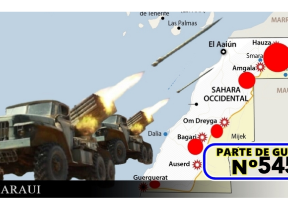 qwert Parte de Guerra N.º 545. Guerra del Sáhara Occidental.