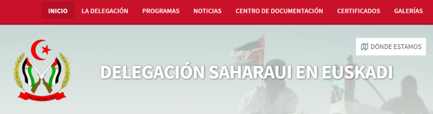 Invitación a ver el nuevo portal de Internet de la Delegacion del Frente Polisario en Euskadi