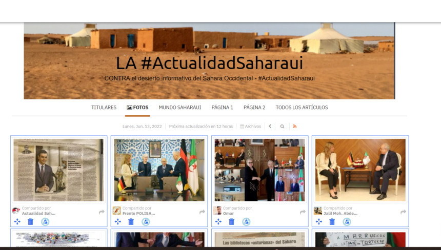 ¡SAHARA OCCIDENTAL! BOLETÍN de últimas noticias del 13 de junio de 2022