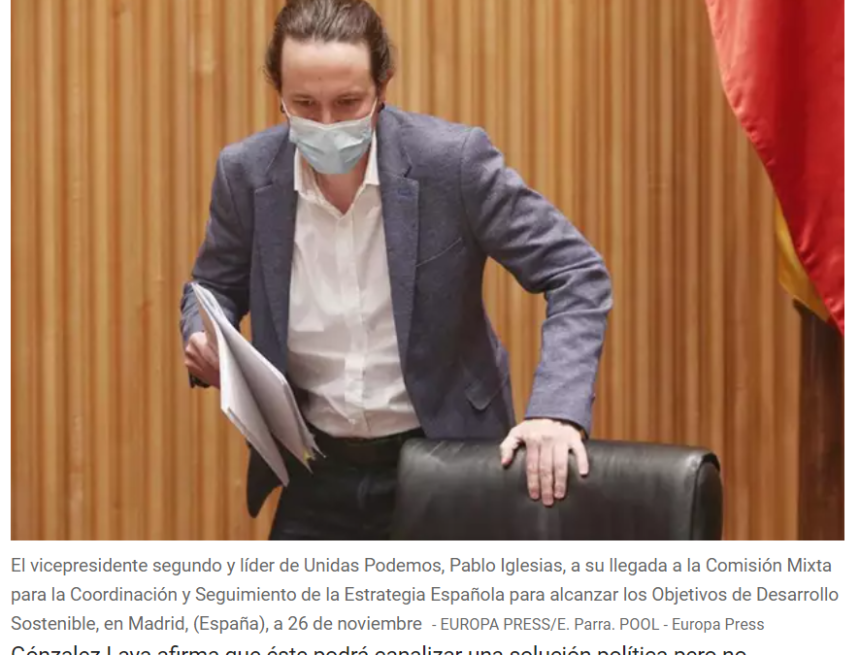 Iglesias dice que Exteriores trabaja «con discreción» para que la ONU nombre nuevo enviado especial para el Sáhara