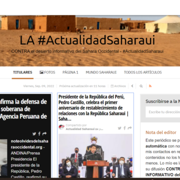 qwsedrftghj ¡LA ACTUALIDAD SAHARAUI! Las noticias del 9 de septiembre de 2022