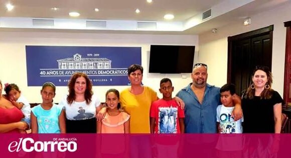 Cinco niños saharauis pasan el verano en Guillena gracias al programa vacaciones en paz
