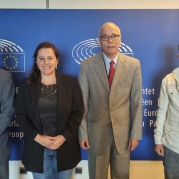 El nuevo representante del Frente Polisario para la Unión Europea, Mansur Omar, se reúne con la eurodiputada del BNG, Ana Miranda | Sahara Press Service
