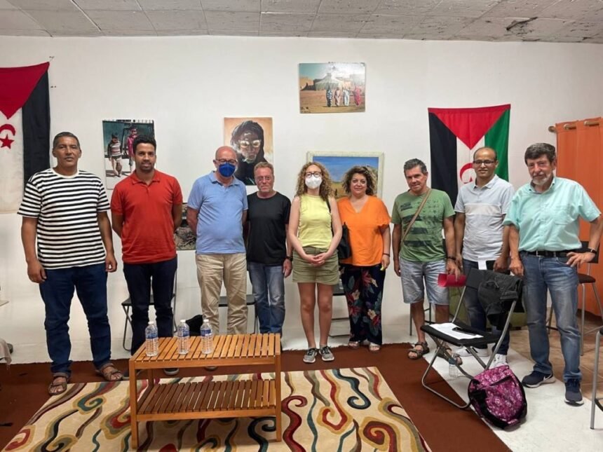 Integrantes de la campaña internacional Western Sahara is not for Sale (WSNS) y de las asociaciones de solidaridad con el Sáhara, se reúnen con sindicatos y organizaciones sociales de Cantabria – Cantabria por el Sáhara ONG