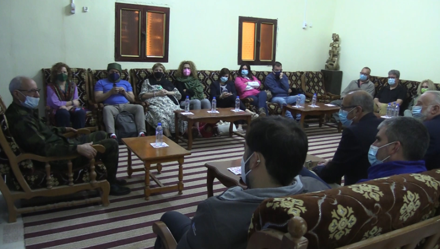 Recibe Presidente de la República a la delegación parlamentaria gallega de visita a los campamentos | Sahara Press Service