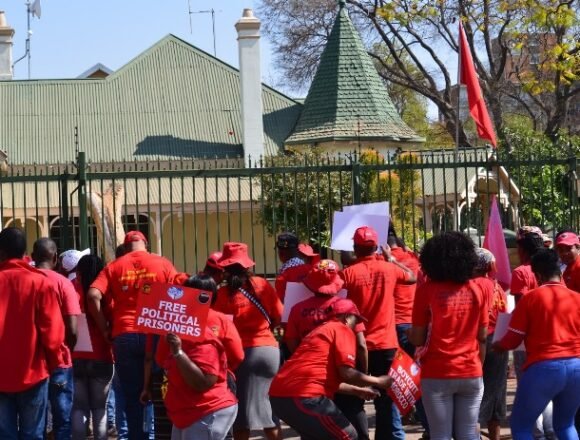 Manifestation devant l’ambassade du Maroc à Pretoria pour exiger la décolonisation du Sahara occidental | Sahara Press Service