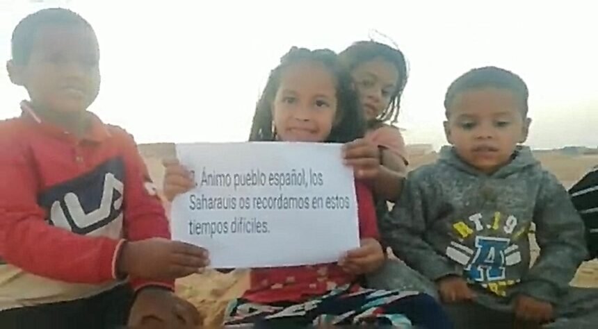 Los refugiados saharauis envían un abrazo lleno de luz al pueblo español