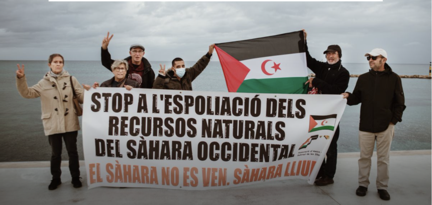 Concentración en Islas Baleares para denunciar la llegada de un barco procedentes de las zonas ocupadas | Sahara Press Service