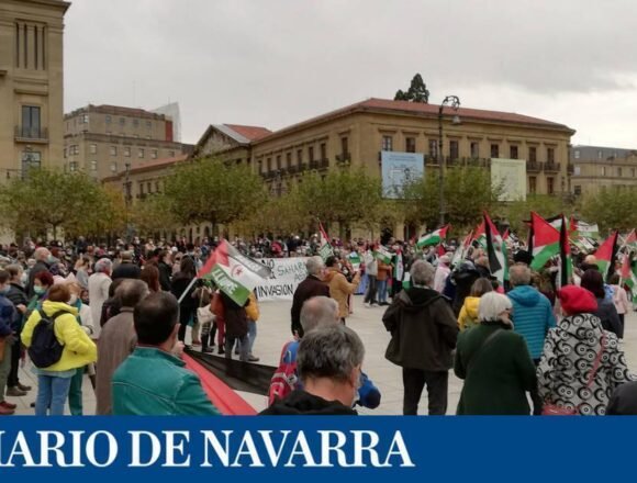 Saharauis y navarros rechazan el ataque marroquí que «viola el alto el fuego» | Noticias de Navarra en Diario de Navarra
