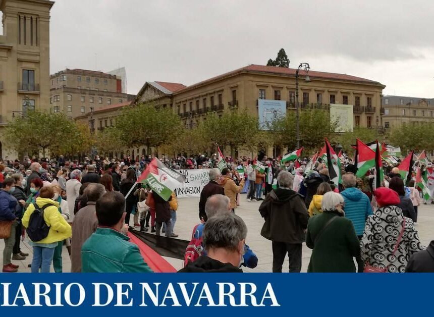 Saharauis y navarros rechazan el ataque marroquí que «viola el alto el fuego» | Noticias de Navarra en Diario de Navarra