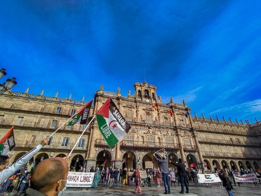 Centenares de personas se reúnen en Salamanca en solidaridad con el pueblo saharaui | Sahara Press Service