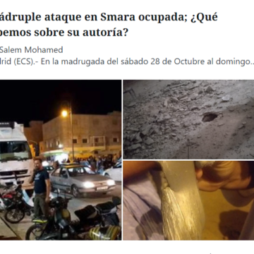 Actualidad Saharaui… últimas noticias del SAHARA OCCIDENTAL – 29/10/2023