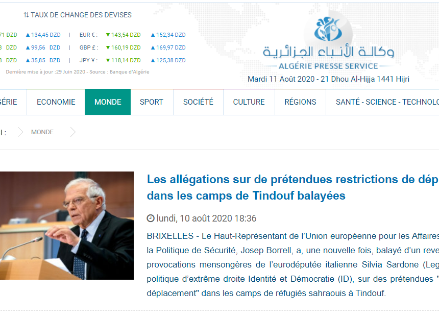 La Actualidad Saharaui: 11 de agosto de 2020 ??