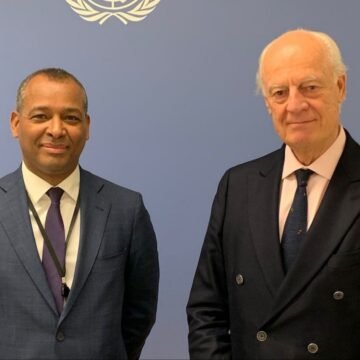 El Delegado del POLISARIO en la ONU se reúne con Staffan de Mistura sobre las perspectivas del proceso de paz en el Sáhara Occidental | Sahara Press Service