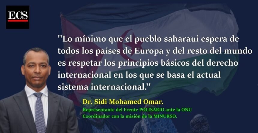 »Lo mínimo que el pueblo saharaui espera de los países de Europa y del resto del mundo es respetar los principios básicos del derecho internacional en los que se basa el actual sistema internacional»